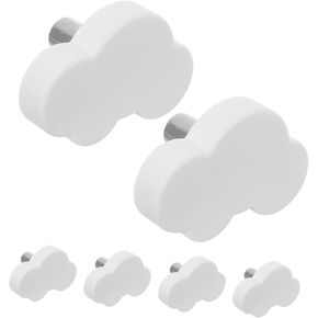 Angoily 6pcs Soft Rubber Cabinet Knobs Cute for Dressers Cabinets Decorative Drawer Pulls Durable for Boys and Girls Rooms Home Decor