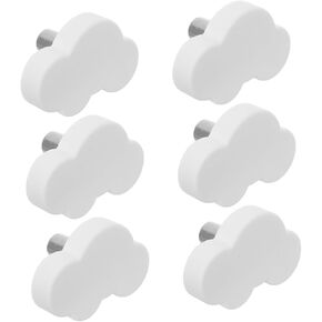 Decorative Cabinet Door Knobs 6pcs Cartoon Drawer Handles Twist Knob Feature Kids-Friendly Hardware