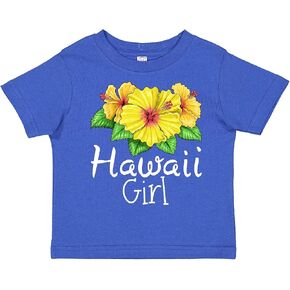 inktastic Hawaii Girl Hibiscus Flowers Toddler T-Shirt