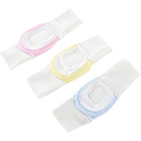 OSALADI 3pcs Adjustable Cotton Boy Girl Diaper Tape Reusable Diaper Fixing Strips Yellow for Comfortable and Convenient Use and Practical for Skin