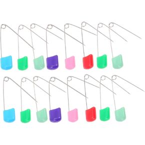Child Diaper Safety Brooches 100pcs Set Baby Nappy Locking Pins Corner Covers for Boys Girls Newborns Toddlers Craft Tool