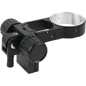 Microscope Accessories Kit Adjustable 76mm Ring Focusing Holder Microscope Head Bracket for Stere Microscopes Stand Microscope Slides (Color : A3 Black)