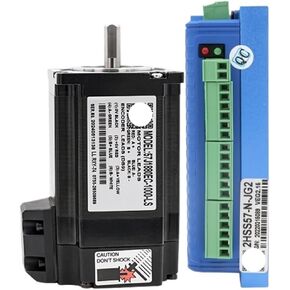 1pcs 2nm 60vdc حلقة مغلقة Stepper Motor & Driver Kit لـ Nitrogen Dioxide Glass Laser Machine غير المعدني آلة التحكم العددية المحوسبة (57J1880EC-1000-LS)