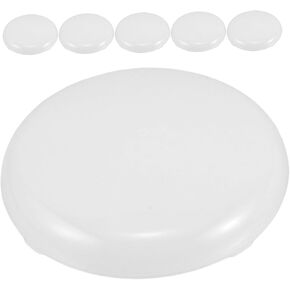 6pcs Frosted White Round Lampshade Diffuser for Drum Lamps Easy Installation Diffuser Panel for Home and Commercial Lighting Projects
