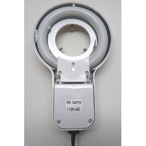 HX-1 Microscope Illuminator Fluorescent Ring Light 110V 8W