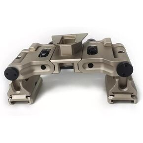 Dual Binocular Bridge Folding Arm Helmet Mount Dovetail for MUM-14 and GT-14 Night Vision NVG Mount