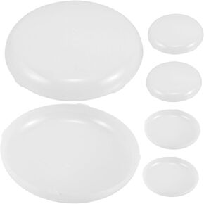 Healifty Led Pendant Lights Diffuser Covers 6 Pack Plastic Lampshade Diffusers for Ceiling Lights Easy Installation and