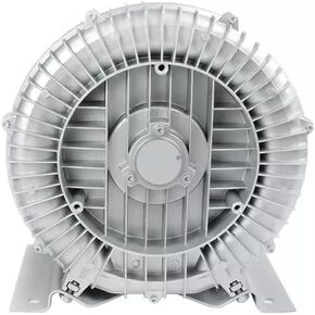 Regenerative Blower, 110V 50Hz Ring Blower 0.5HP 0.74HP 1.01HP 1.49HP, Large Airflow Type High-Pressure Vortex Blower(350W/0.47HP)