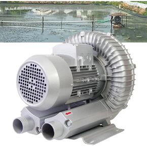 Single Phase Turbine Blower, 550W, with Dust Filter & Aluminum Housing, 2980rpm/Min, Blow-Suck Dual-Purpose, 210m³/H