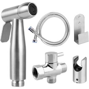 Bidet Sprayer for Toilet, Handheld Cloth Diaper Sprayer, Bathroom Bidet Accessory Attachment with Hose
