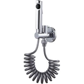 Toilet Bathroom HandheldSprayerSprayer, HandheldSprayer for Toilet Baby Cloth Diaper Sprayer PortableFaucet withHose, for Feminine Wash, Pet Washing, Easy to Install