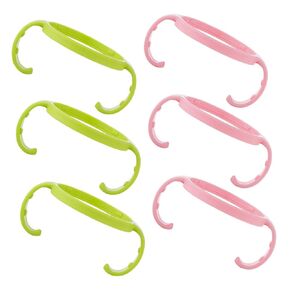 SUPVOX 6pcs Feeding Bottle Handles Practical Wide Mouth for Bottles Easy to Clean Safe and Flexible Accessories