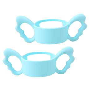 Sosoport Silicone Bottle Handles 2 Pack Removable Handles for Baby Bottles Durable Easy to Clean