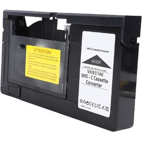 متوافق 12 مم SVHS VHS C إلى VHS ، محول الكاسيت VHS C ، Camcorders VHS VHS C إلى VHS ، لمشغل الكاسيت VIDE