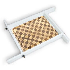 Adjustable Juice Groove Router Jig – Precision Woodworking Guide for Creating Square Grooves and Recesses in Cutting Boards