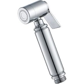 HandheldSprayer Brass Chrome Baby Cloth Diaper Sprayer Portable Hand Held ToiletSprayer Head, for Feminine Wash, Pet Washing, Easy to Install,D(A)