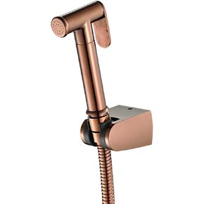 Handheldsprayer النحاس النحاس Diaper Kit Kit Rose Goldsprayer لمحتال المرحاض لغسل الأنثى وقوس القيمة المطلقة