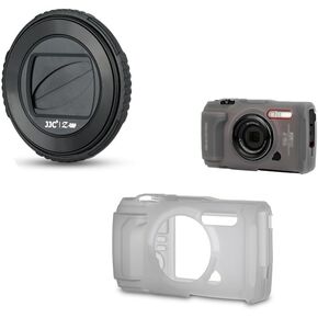 TG-7 Silicone Jacket+غطاء واقي العدسة لأوليمبوس TG-7
