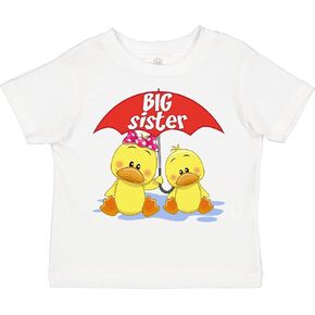 inktastic Big Sister Duck Toddler T-Shirt in Kuwait