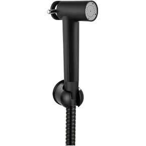 HandheldSprayer ABS Baby Cloth Diaper Sprayer Portable Hand Held ToiletSprayer Head withHose for Feminine Wash, Adjustable Water Pressure Control,Black(Black)