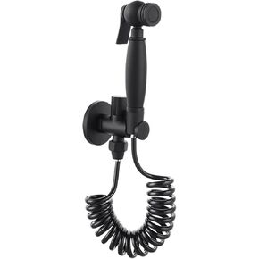 Sprayer Brass HandheldSprayer for Toilet Black Baby Cloth Diaper Sprayer PortableAttachment withHose for Feminine Wash, Pet Washing,2m Hose(3m Hose)