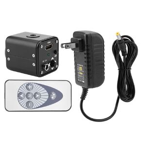 Industrial Cameras,1/3in 60F/S 1080P Black HDMI Output Industry Microscope Camera DC5-12V 0-70℃ HD Digital Industry Microscope Camera (US 110V)