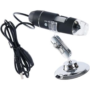 Digital Microscope 1600x 8 Led Magnifier for Phone Camera Handheld Scope High Resolution Compatible with All
