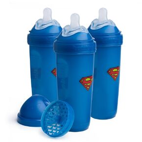 Herobility Double Anti-Colic Baby Bottles – 12 fl oz/340ml – 3-Pack
