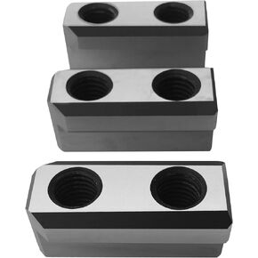 Turner 10" Hardened Steel Jaws T-Nut Set (3 PCS ) for Kitagawa (B-210), Samchully, Auto Strong, Howa CNC Lathe Chucks