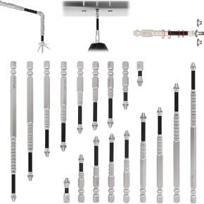 27PCS Magnetic Screwdriver Bits, Slide Each Drill Bit, High-Performance Magnetic Drill Bit Set with Anti-Slip Kit for Home Improvement, Upgrade Strong Magnetic Durability Screwdriver Drill Bit Set