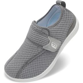 JOINFREE Diabetic Wide Walking Shoes for Women & Men with Adjustable Upper, Zero Drop Non Slip Casual Sneakers Comfortable for Edema, Arthritis, Swollen Feet & Elderly
