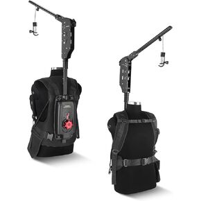 Flycam Flowline Master with Pro Vest & Edge V1 Stabilization Arm for Camera Gimbals. 180° Arm Rotation. Payload Upto 4-12kg (8-26.4lb). (FLN-MSTR-EGV1)