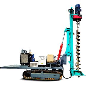 Multi-Scene Hydraulic Pile Driver Equipment, Photovoltaic Screw Pile Driver for Highway Solar Installations & Mines, Crawler Piling Rig with Precision Positioning