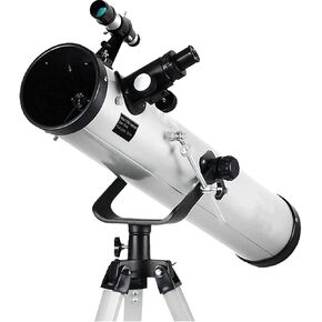 Telescopes for Astronomy Telescope for Kids and Beginners 125mm Gauge Reflection Telescope Telescope with Adjustable Tripod and 5x24 Finder Beautiful Home (Package 1)