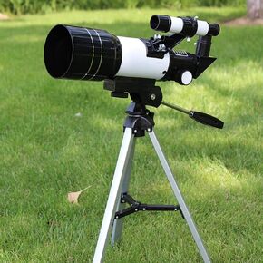 Astro Reflector Telescope Zoom Monocular Telescope Fully Versatile Coated Optical Glass Lens + Phone Clip+Tripod up to 150 Times