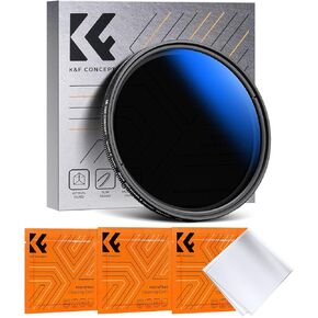 K&F Concept 67mm Variable ND2-400(1-9 Stops) & Black Diffusion 1/4 Neutral Density Mist Effect in 1 Filter with 18 Multi-Coatings for Camera Lenses (K Series)