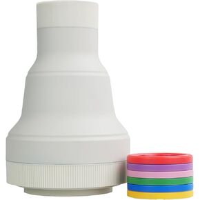 Snoot Modifier Kit, Designed for Hobolite Mini Max Lights, Compact and Collapsable, 6 Micro Color Gels, Professional Quality Optical Snoot Photography