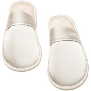 Premium Luxury Silk Satin All Seasons Comfort Silent Sole Women's House Slippers Non Slip Indoor Soft Home Slip On Shoes