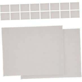 100pcs Microfiber Cleaning Cloths for Spectacles Screens and Cameras Grey Portable Versatile for Lenses Tvs Phones Static Technology for Quick Cleaning