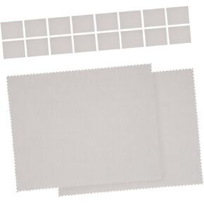 Gadpiparty 100pcs Microfiber Cleaning Cloth for Spectacles Screens and Cameras Scratch Resistant Washable for Delicate Surfaces Water and Fingerprint Removal Grey