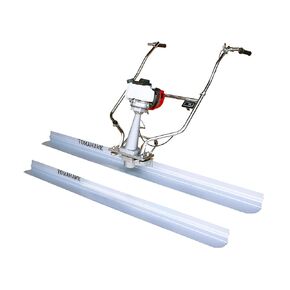 TOMAHAWK 1.6 HP Honda Gas Vibrating Concrete Power Screed Motor with 14 ft & 10 ft Blades Bull Float Honda GX35