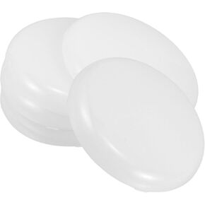 6pcs Round Lampshade Diffuser Frosted White Light for Drum Lamps Pendants Fog-resistant Light Panels for Home and Commercial Use Enhanced Distribution