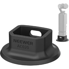 NEEWER Silicone Stand Base for Pocket 3, ø64mm Nonslip Soft Stable Anti Scratch Desktop Camera Mount Support Base Accessory Compatible with DJI Osmo Pocket 3 Gimbal Camera, AC020