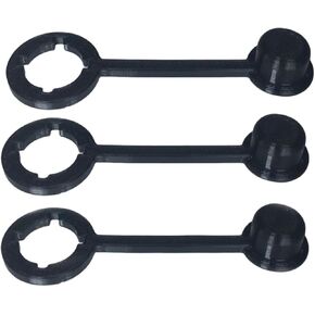 3 Packs 1/4 NPT v2 Dust Cover Cap for Air Tool Nailer Stapler