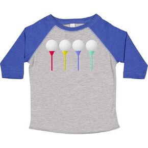 inktastic Rainbow Golf Tees Toddler T-Shirt