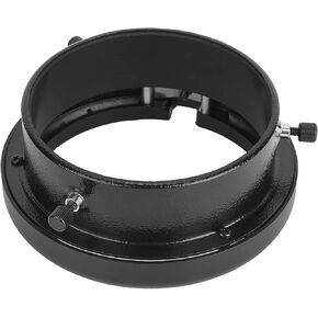 ZJchao NiceFoto SN-10 Aluminum Alloy Bowen Mount Adapter Flash Adapter Ring for Mount 101mm, Black