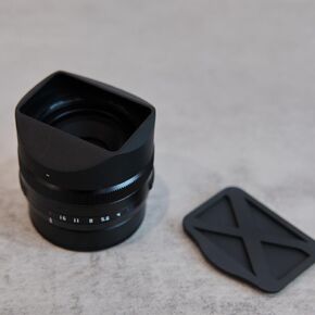 Metal Square Hood Adapter Ring Kit for Fuji film Fujinon XF27mm F/2.8Injpe07