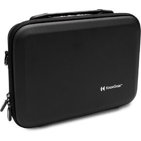 Knox Gear Portable Storage and Carrying Case Bundle with Refresh 2-Year Plan for Osmo Action 5 Pro (Physical Card) and Lens and Screen Tempered Glass Film (3 Items)