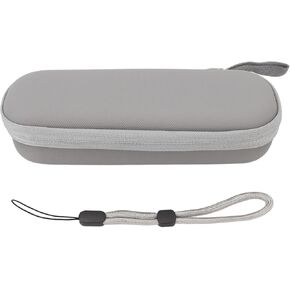 Action Camera Carrying Case Portable Protective Travel Box Storage Bag Osmo Pocket 3 Pu Fleece (Grey)