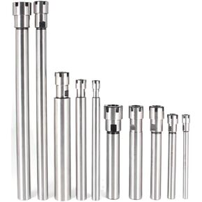 1pc C10 C12 C16 C20 C25-ER11 ER16 ER20 ER25 ER32UM Collet M Type Extension Rod ER Chuck Straight Shank Lengthen Rod for CNC Machine(C25-ER25-150M)